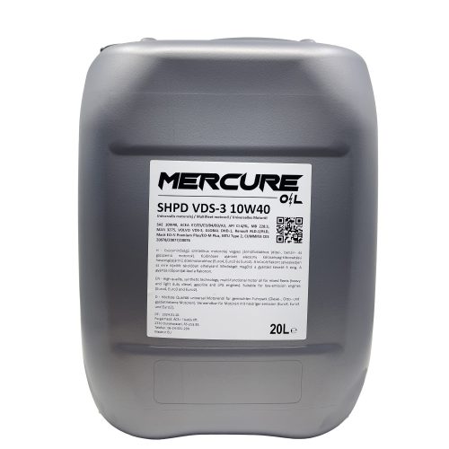 Mercure Oil SHPD VDS-3 10W40 20L
